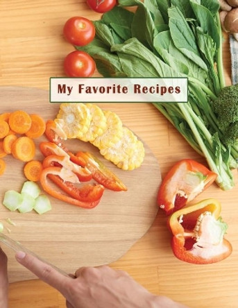 Low Vision Recipe Book: My Favorite Recipes: Personal Cookbook with Large Print and Bold Lines on White Paper for Visually Impaired by Babbs Notes 9781672152327