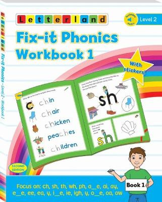 Fix-it Phonics - Level 2 - Workbook 1 (2nd Edition) by Lisa Holt 9781782483717