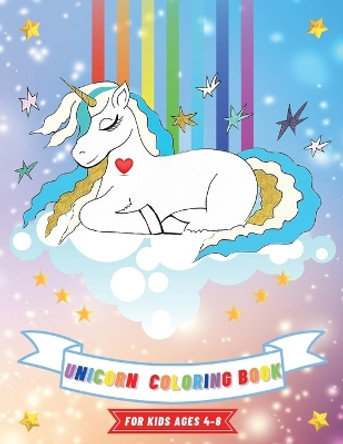 Unicorn Coloring Book: For Kids Ages 4-8 8.5 x 11 Activity Book for Girls by Ivory Burges 9786069620670