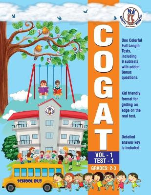 CogAT Vol 1 -TEST - 1 by Gowri M Vemuri 9798889031086