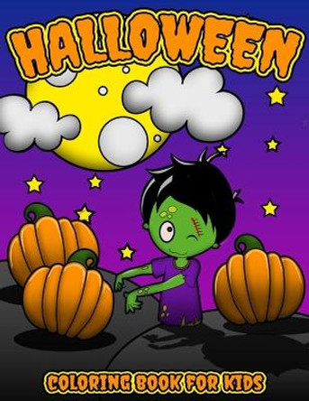 Halloween Coloring Book for Kids: A Cute Collection of Spooky Halloween Theme Coloring Sheets Filled with Pages of Pumpkins, Cats, Spiders, Candy, Ghosts, and Bats for Children Ages 4 to 8 by Busy Bee Coloring 9798672002361