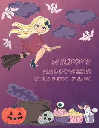 HAPPY HALLOWEEN Coloring Book: A Gorgeous Halloween Activity Book For Child. Let your kids creativity. Unique Design with Glossy cover. by Thibauld Gibbs 9798695331523