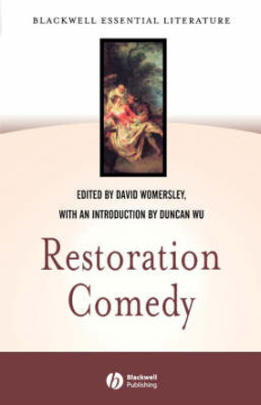 Restoration Comedy by David Womersley