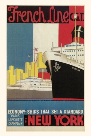 Vintage Journal Oceanliner, French Line by Found Image Press 9781669510246