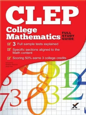 CLEP College Mathematics 2017 by Kathleen Morrison 9781607875321