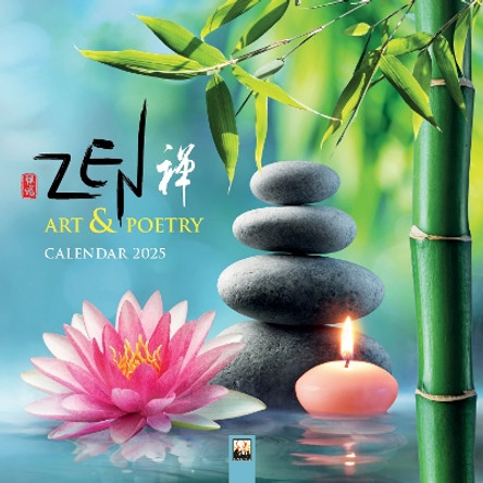Zen Art & Poetry Wall Calendar 2025 (Art Calendar) by Flame Tree Studio 9781835620168