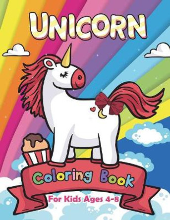 Unicorn Coloring Book for Kids Ages 4-8 by V Art 9781717895493