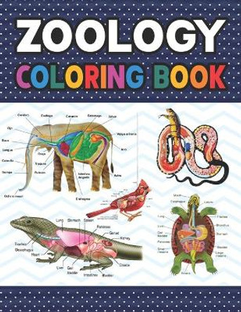 Zoology Coloring Book: Zoology Self Test Guide for Anatomy Students. Animal Art & Anatomy Workbook for Kids & Adults. Perfect Gift for Zoology Students & Teachers. Zoology Coloring Workbook for Kids & Adults. by Darjeylone Publication 9798705254491