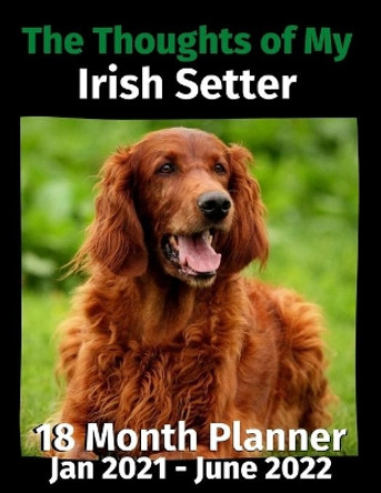 The Thoughts of My Irish Setter: 18 Month Planner Jan 2021-June 2022 by Brightview Journals 9798681133117