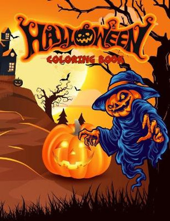 Halloween Coloring Book: For Kids - 40 Halloween Coloring Pages - High Quality Halloween Illustrations - For Boys And Girls Ages 4-12 by Bardy Publishing 9798677559204