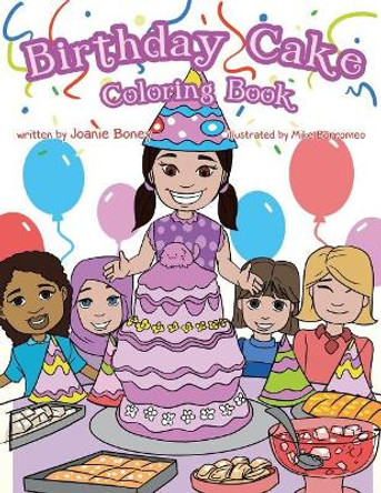 Birthday Cake Coloring Book by Joanie Boney 9781536907636