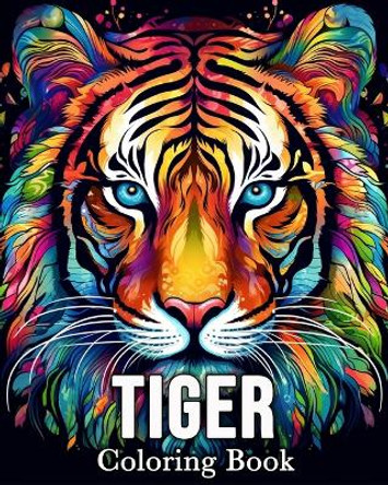 Tiger Coloring book: 50 Cute Images for Stress Relief and Relaxation by Mandykfm Bb 9798880530083