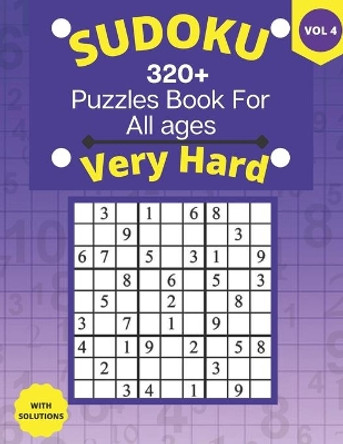 very hard sudoku puzzle books: 9x9 Sudoku Puzzle Book With 320 Very Hard and Extremely Puzzles For Adults, Kids, Teens, Seniors. Boost Your Brainpower- 4 puzzles on each page VOL-4 by Houss Edition 9798746951564
