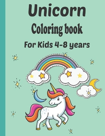 Unicorn coloring book For children 4-8 years: Activity book for home or travel/My first big page of unicorns (My first big coloring book) by Fm Coloring Book 9798651117659