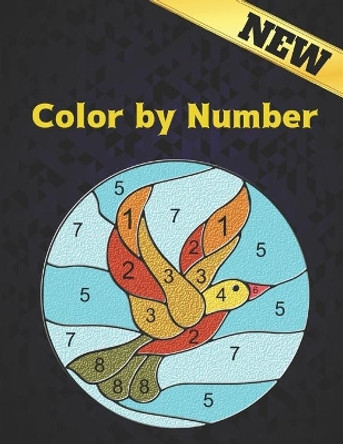 Color by Number: Coloring Book New 60 Color By Number Designs of Animals, Birds, Flowers, Houses and Patterns Easy to Hard Designs Stress Relieving Coloring Book Coloring By Numbers Book ( Adult Coloring book ) by Qta World 9798724446303