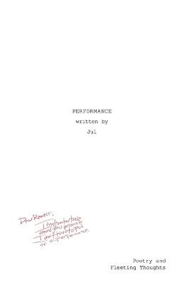 Performance by Jul 9798885044066