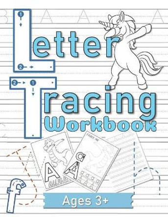 Letter Tracing Workbook: Learn To Write Pre K Kids Coloring Dabbing Animals Activity Book by Kookaburra Publishing 9798642814994