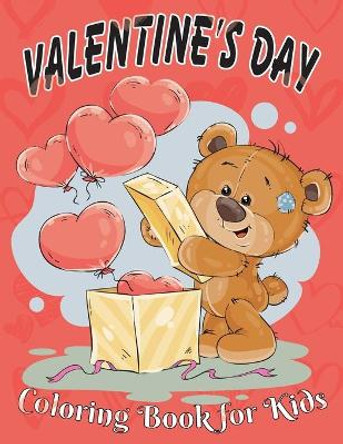 Valentine's Day Coloring Book for Kids: 8.5*11 - 100 page - Valentine's day gift 2021 - Cute Coloring Book for Little Girls and Boys - Animals, Unicorn, rex, cars, Bear Hearts and more to color by Obeezon 9798591910884