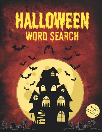 Halloween Word Search: Puzzle for Adults and Kids Fun Holiday Activity Book for Everyone by Hamza Publishing 9798667877363