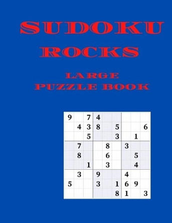 Sudoku Rocks Large Puzzle book by Cannonbooks 9798673894019