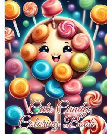 Cute Candy Coloring Book: Lollipop, Chocolate, Cotton Candy and Cute Candy Coloring Pages for Kids by Thy Nguyen 9798880515929