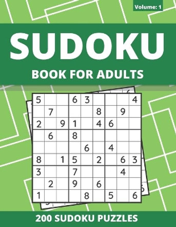 Sudoku Book For Adults: 200 Sudoku Puzzles For Adults And Seniors (Volume: 1) by Funafter Books 9798708939753