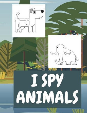 I Spy Animals: Coloring Book for Kids and toddlers by Paul Publishing 9798564448413