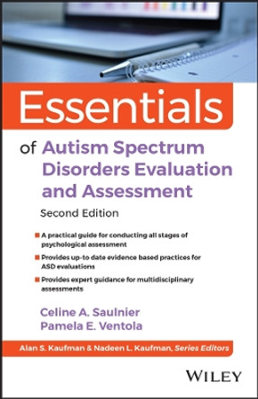 Essentials of Autism Spectrum Disorders Evaluation and Assessment by Celine A. Saulnier 9781119982517