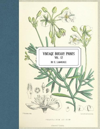 Vintage Botany Prints: Vol. 12 by E Lawrence 9781723177842