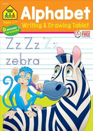 Alphabet Writing & Drawing Tablet Ages 3-7 by Zone Staff School 9781681472423