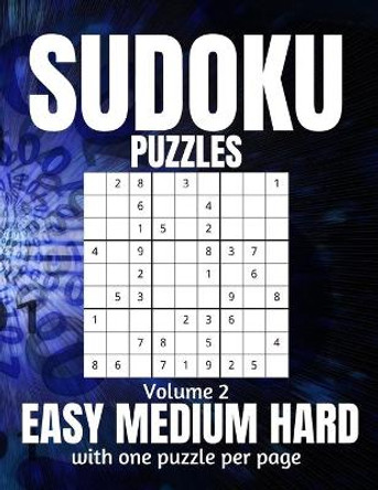 Sudoku Puzzles Easy Medium Hard: Large Print Sudoku Puzzles for Adults and Seniors with Solutions Vol 2 by This Design 9798721573736