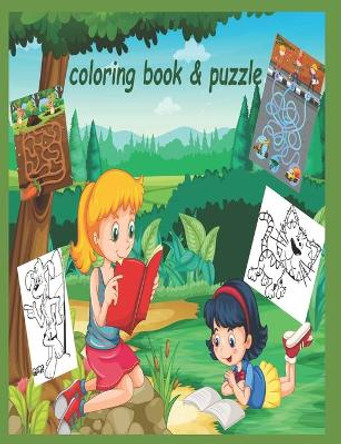 Coloring Book & puzzle: coloring book & puzzle by Book Edition 9798560588021