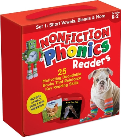 Nonfiction Phonics Readers Set 1: Short Vowels, Blends & More (Single-Copy Set): 25 Motivating Decodable Books That Reinforce Key Reading Skills by Liza Charlesworth 9781338894721