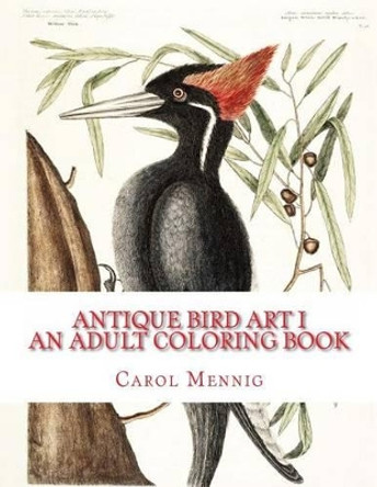 Antique Bird Art I: An Adult Coloring Book by Carol Mennig 9781523242993