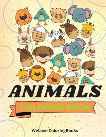 Animals Coloring Book: Funny Animals Coloring Book Nice Animals Coloring Pages for Kids 25 Incredibly Cute and Lovable Animals by Curro Sauseda 9781803961750