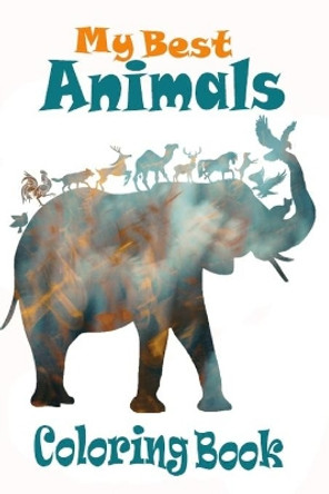 My best animals coloring book: 120 pages animals coloring book entertainment for kids and adults awesome animals like camel, horse, dear,, desert animals and other by Mragab 9798649062725