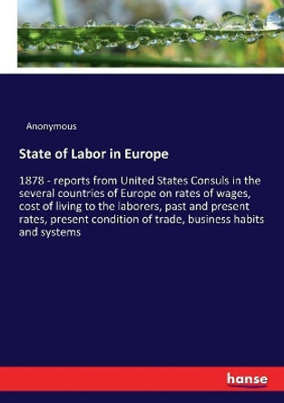 State of Labor in Europe by Anonymous 9783337291235