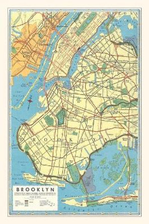 Vintage Journal Map of Brooklyn, New York by Found Image Press 9781680819878