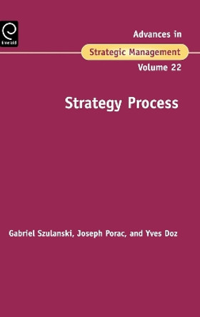 Strategy Process by Gabriel Szulanski 9780762312009