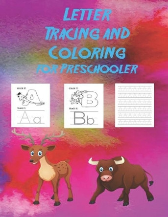 Letter_Tracing and Coloring for Preschooler: First Learn to Write workbook. Practice line tracing, pen control to trace and write ABC Letters (Coloring Activity books for kids) by Activitybook20 Publisher 9798554775093