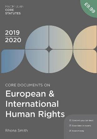 Core Documents on European and International Human Rights 2019-20 by Rhona Smith