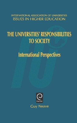 Universities' Responsibilities to Society: International Perspectives by Guy Neave 9780080435695