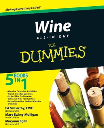 Wine All-in-One For Dummies by Ed McCarthy 9780470476260