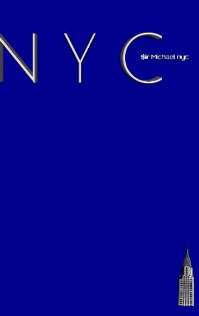 NYC Chrysler building bright blue classic grid page notepad $ir Michael Limited edition: NYC Chrysler building bright blue classic grid page notepad by Sir Michael Huhn 9781714803675