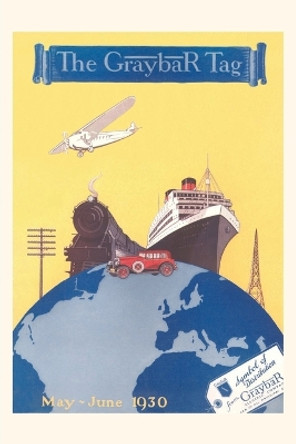 Vintage Journal Travel Poster with Trains, Boats, Plane by Found Image Press 9781669505617