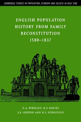 English Population History from Family Reconstitution 1580-1837 by E. A. Wrigley 9780521022385