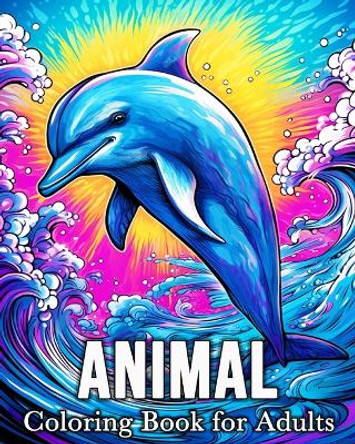 Animal Coloring Book for Adults: 50 Cute Images for Stress Relief and Relaxation by Mandykfm Bb 9798880519538