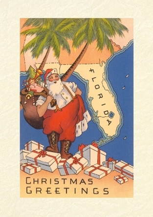 Vintage Lined Notebook Christmas Greetings from Florida by Found Image Press 9798385410972