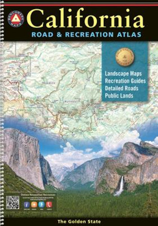 California Road and Recreation Atlas by Benchmark Maps 9798986387925