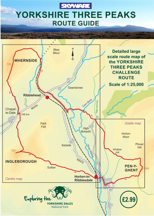 Yorkshire Three Peaks Route Guide by Tony Grogan 9781911321057